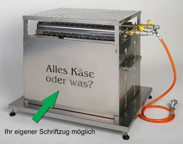 Frontblech mit eigenem Schriftzug